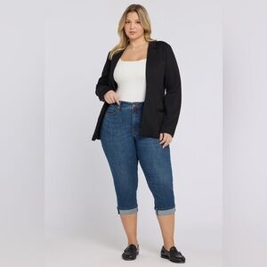 NEW NYDJ's Marilyn Straight Crop Jeans Cool Embrace Lift Tuck Technology Sz 24W